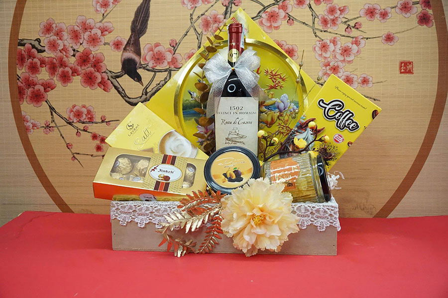hộp quà tết 2026 – rượu vang ý ms045