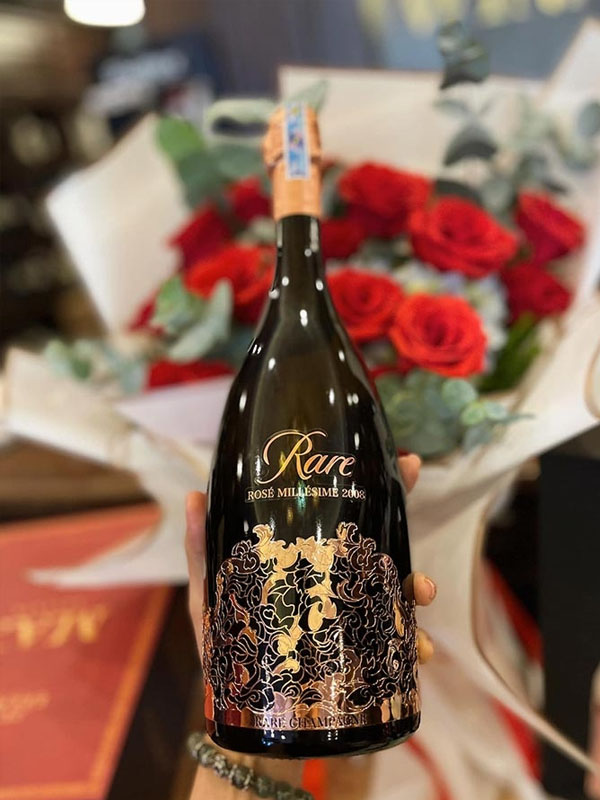 rượu vang rare champagne brut millésime 2008 rượu vang rare champagne brut millésime 2008