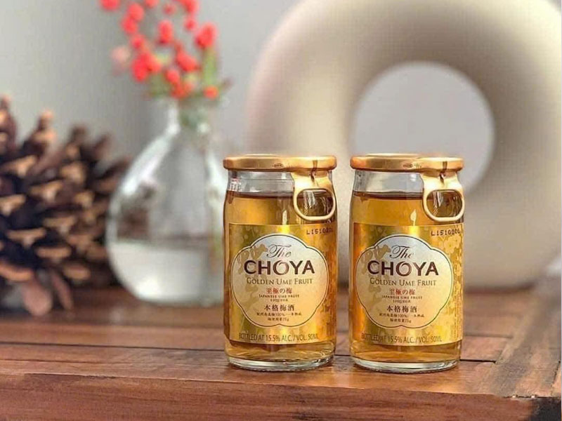 rượu mơ choya golden ume fruit 50ml