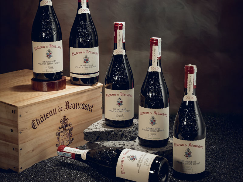 rượu vang château de beaucastel châteauneuf-dupape, rouge