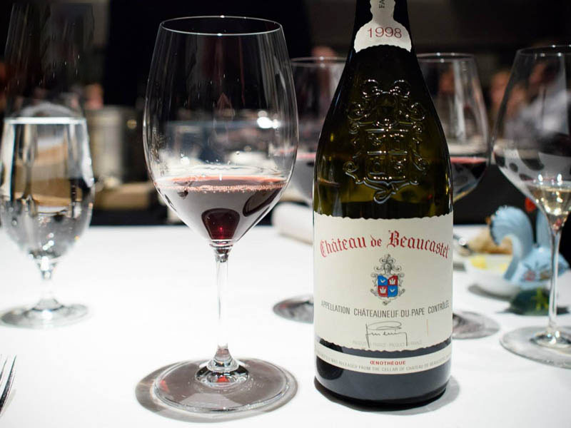 rượu vang château de beaucastel châteauneuf-dupape, rouge