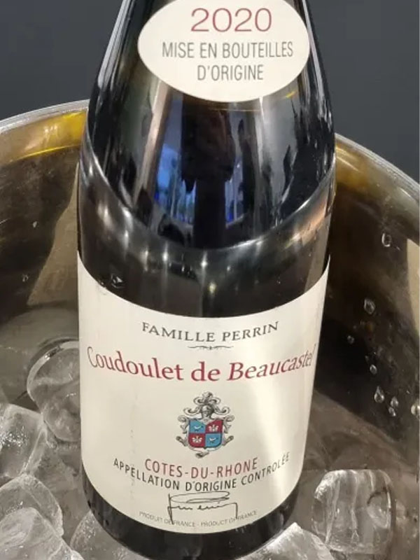 rượu vang coudoulet de beaucastel blanc