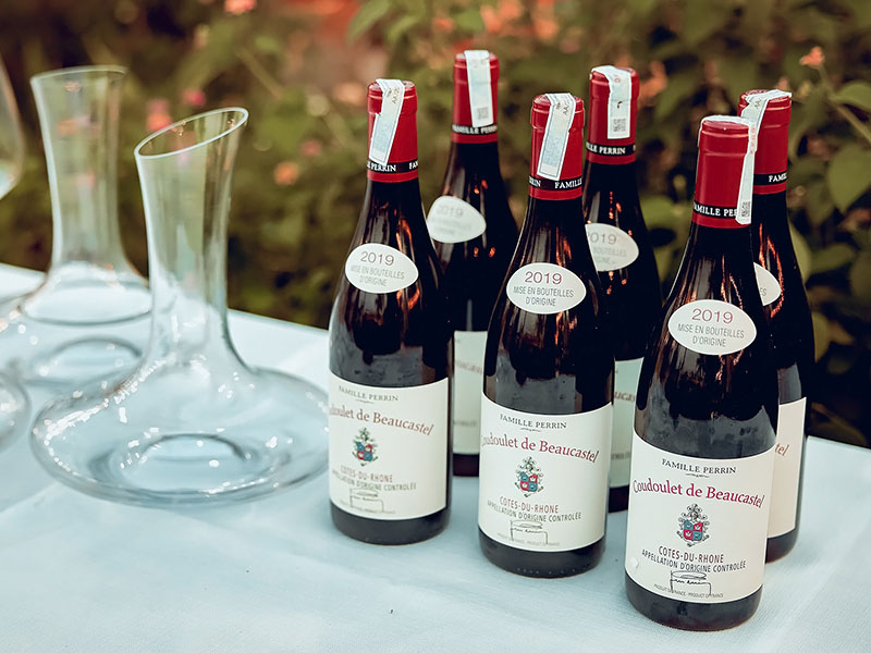 rượu vang coudoulet de beaucastel rouge
