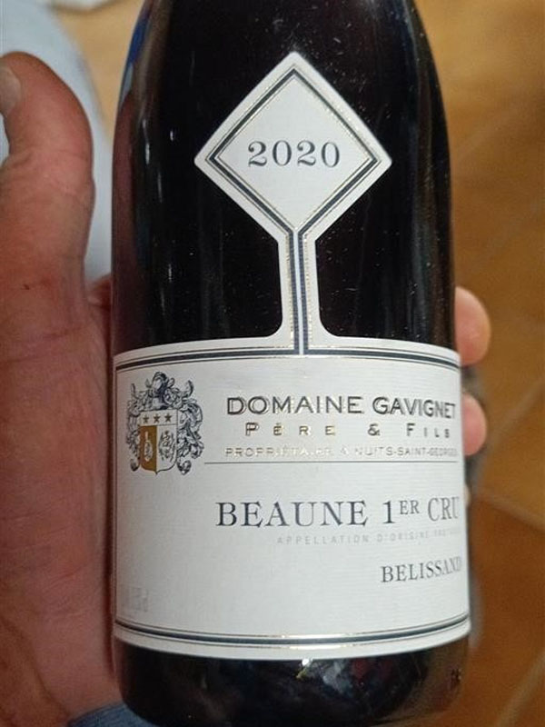 rượu vang domaine gavignet beaune premier cru les belisand