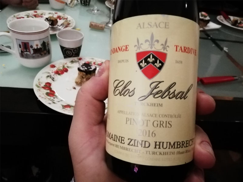 rượu vang domaine zind humbrecht clos jebsal pinot gris