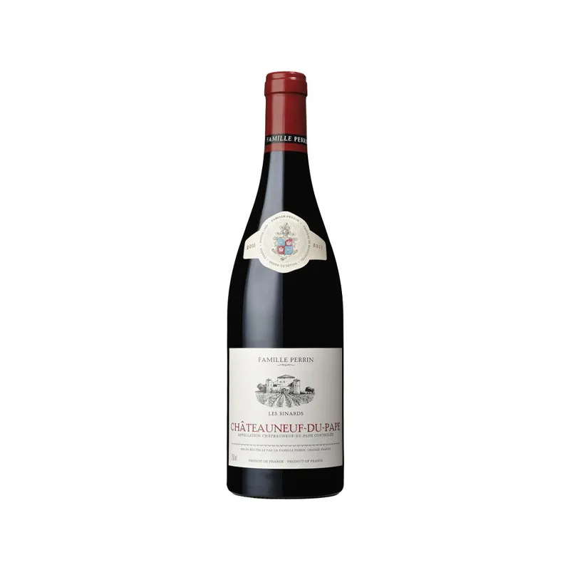 rượu vang famille perrin les sinards châteauneuf-dupape rouge