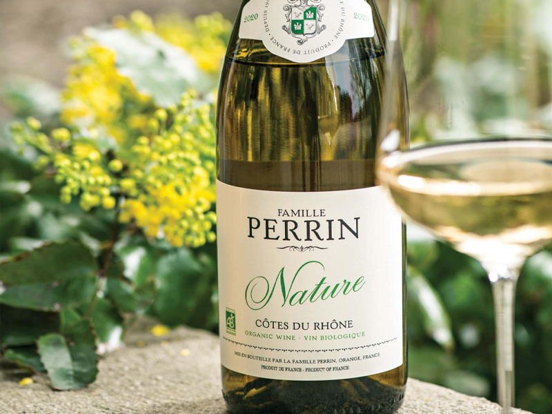rượu vang famille perrin nature côtes du rhône blanc