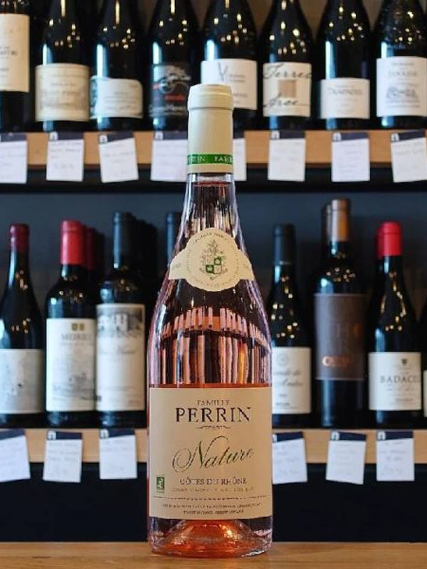 rượu vang famille perrin nature côtes-du-rhône, rose