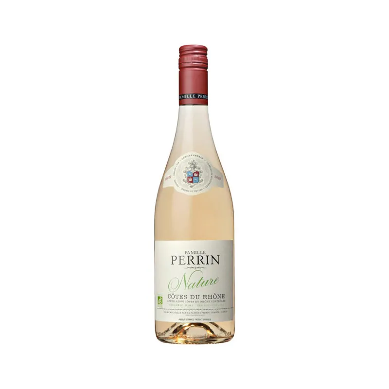 rượu vang famille perrin nature côtes-du-rhône, rose