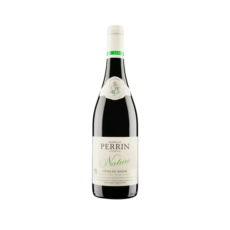 rượu vang famille perrin nature côtes-du-rhône, rouge