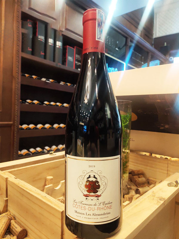 rượu vang le terrasses de l’eridan côtes-du-rhône rouge rượu vang le terrasses de l’eridan côtes-du-rhône rouge