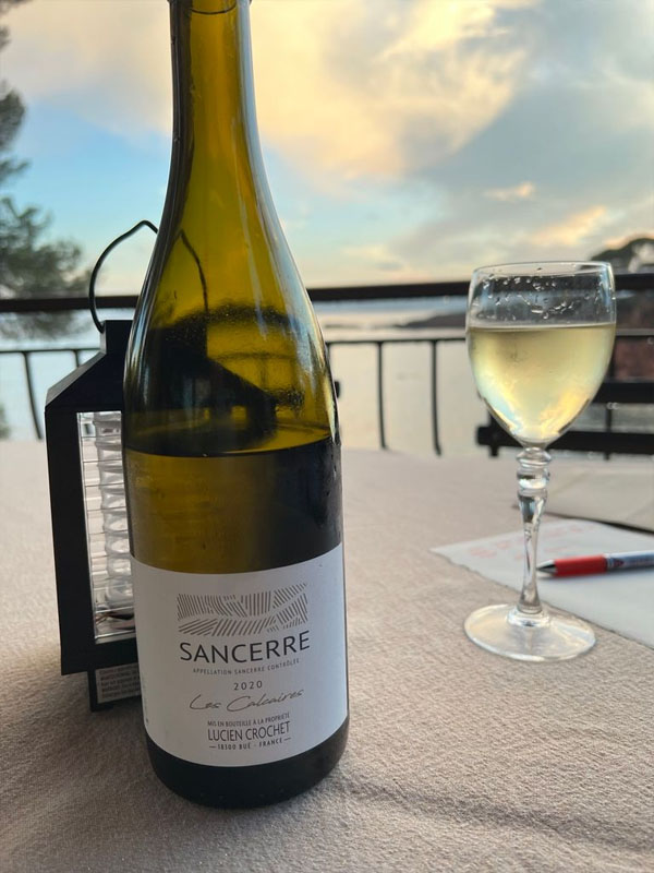 rượu vang lucien crochet sancerre blanc les calcaires