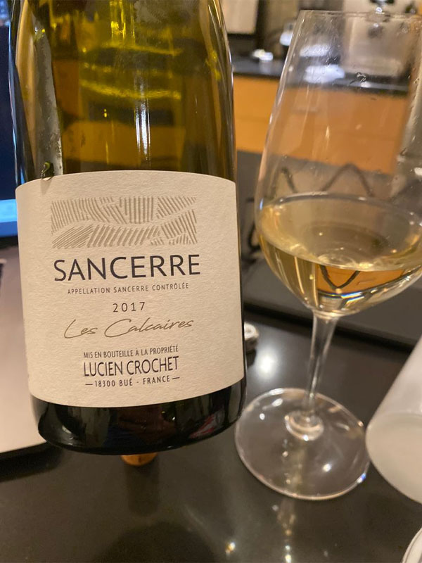 rượu vang lucien crochet sancerre blanc les calcaires