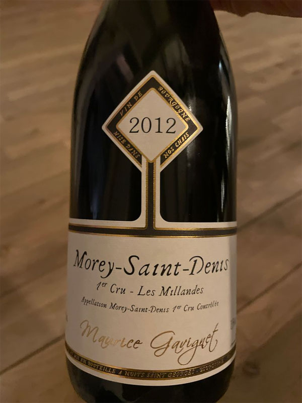 rượu vang maurice gavignet morey-saint-denis 1er cru les millandes