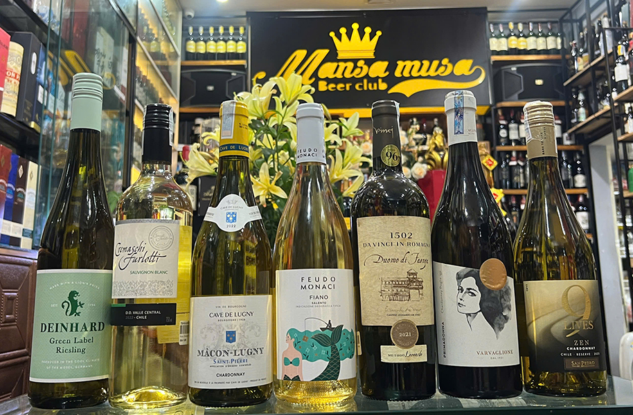 top 10 rượu vang trắng giá rẻ dưới 500k bán chạy nhất 2026