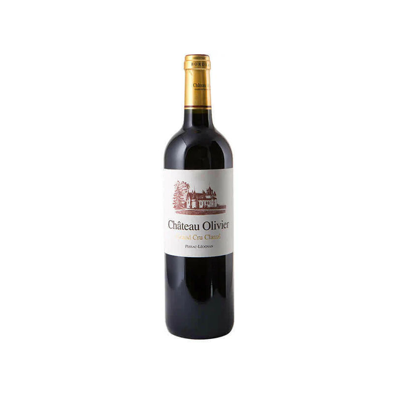 rượu vang đỏ château olivier grand cru classé 2010