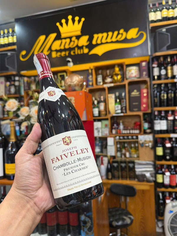 rượu vang đỏ joseph faiveley chambolle-musigny premier cru les charmes