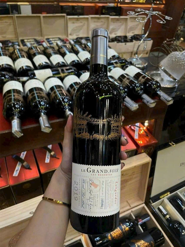 rượu vang le grand noir les reserves red
