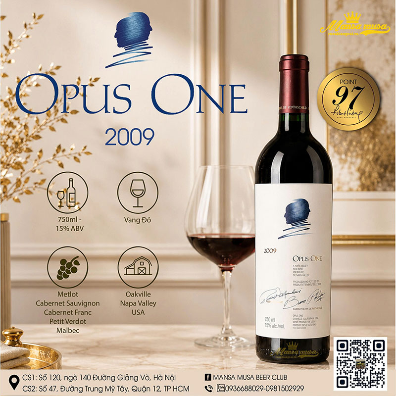 rượu vang opus one 2009