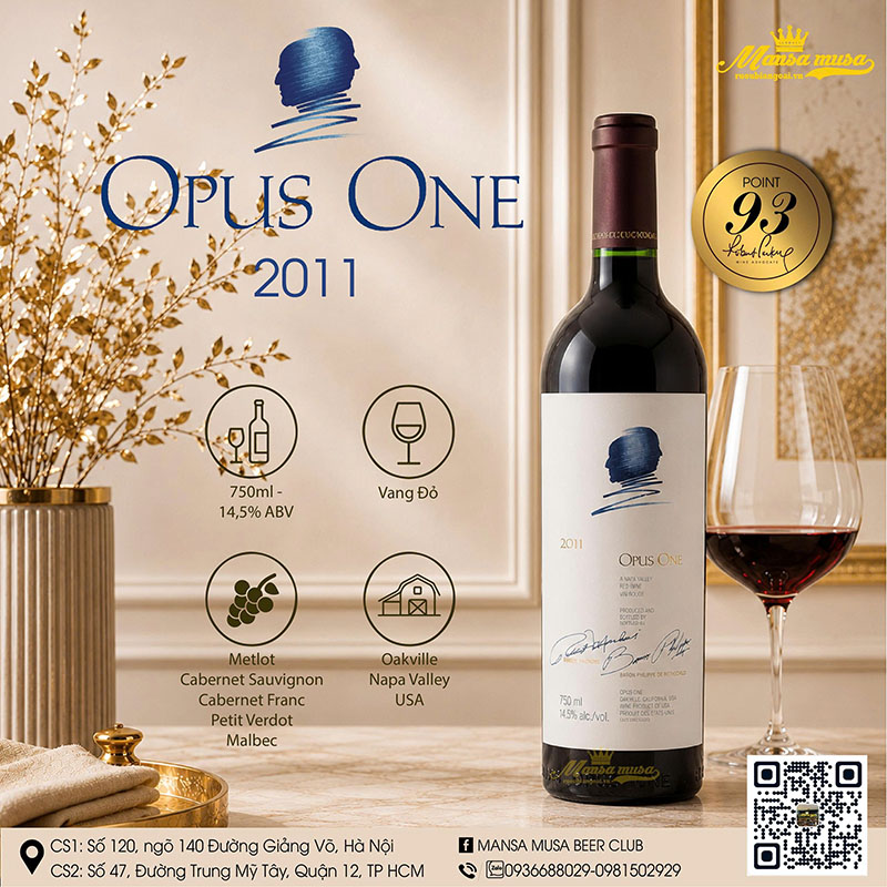 rượu vang opus one 2011
