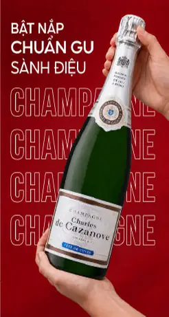 Khai tiệc Champagne