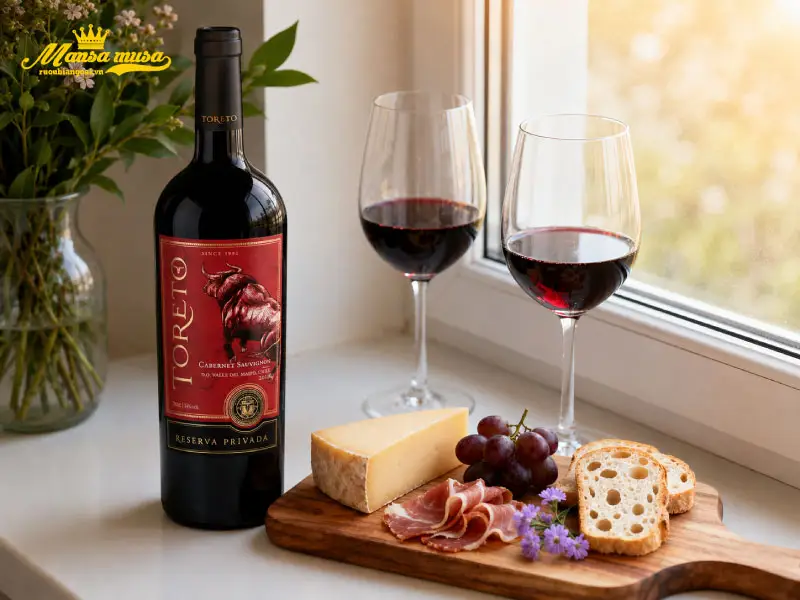 vang chile toreto reserva privada cabernet sauvignon