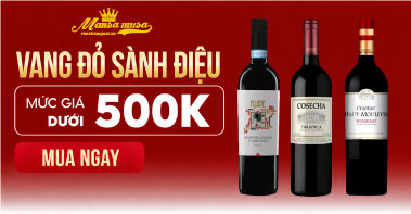 Vang đỏ dưới 500k
